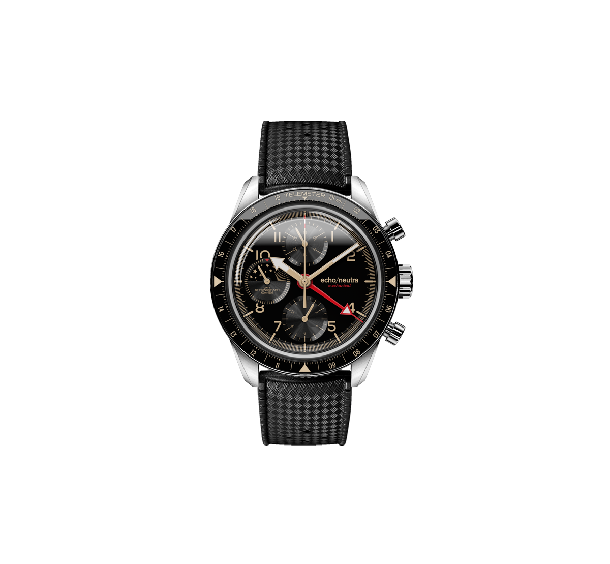 1956 Chrono GMT Black | Swiss Made | echo/neutra