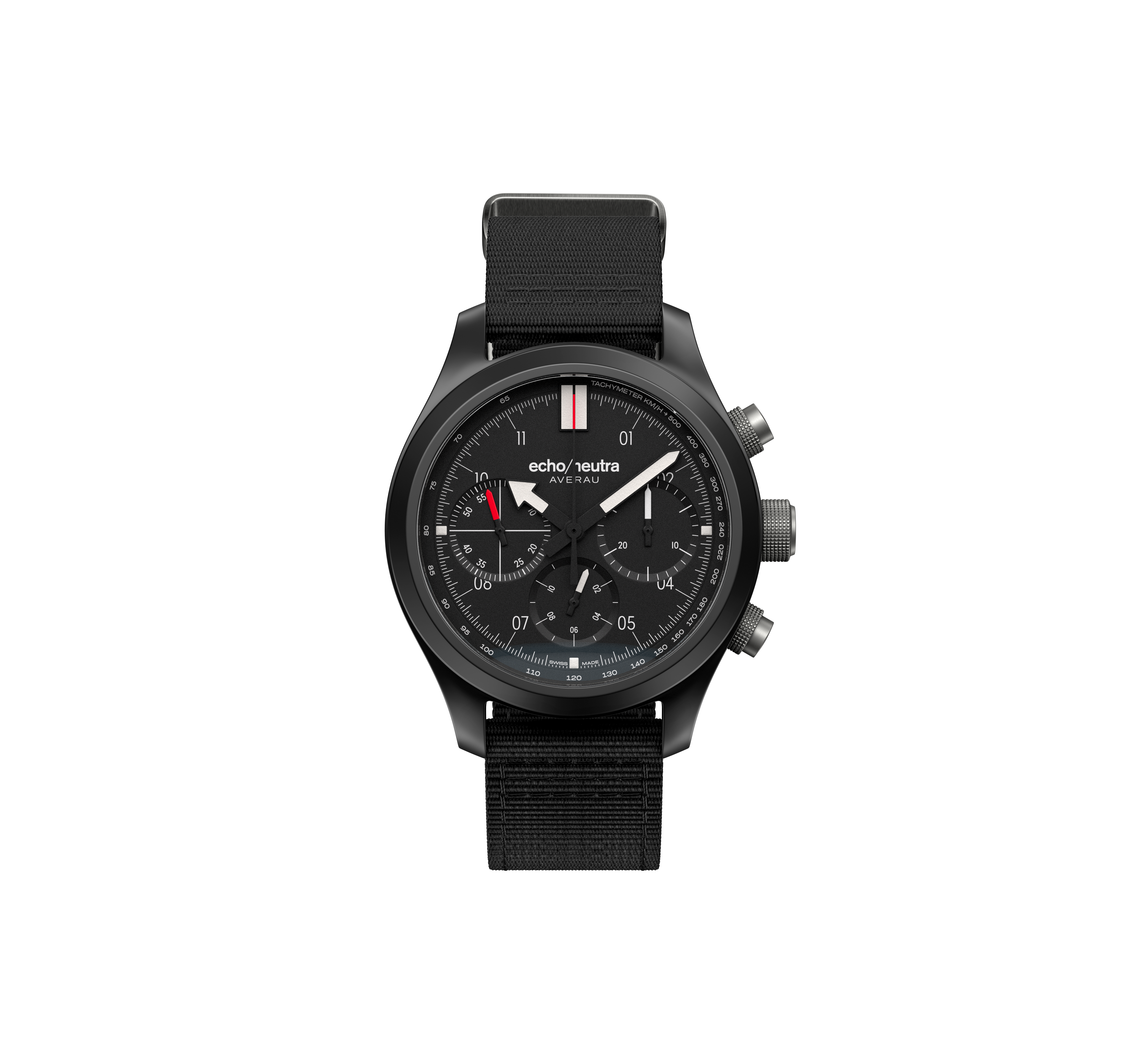 E☆新品 echo & Synchro jelly 1956 Chrono GMT Black | Swiss Made | echo/neutra