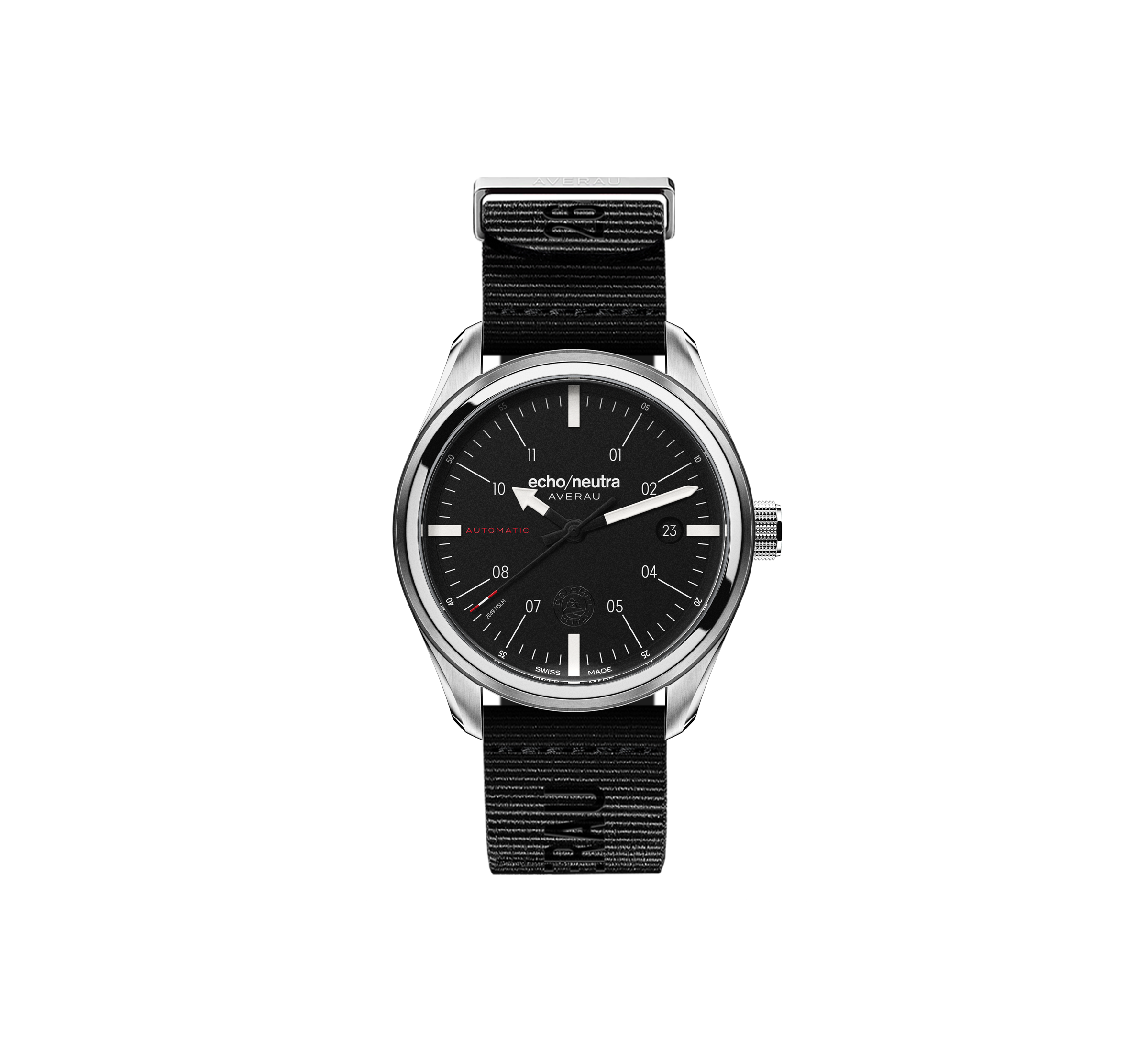 AVERAU 39 Black | Swiss Made | echo/neutra