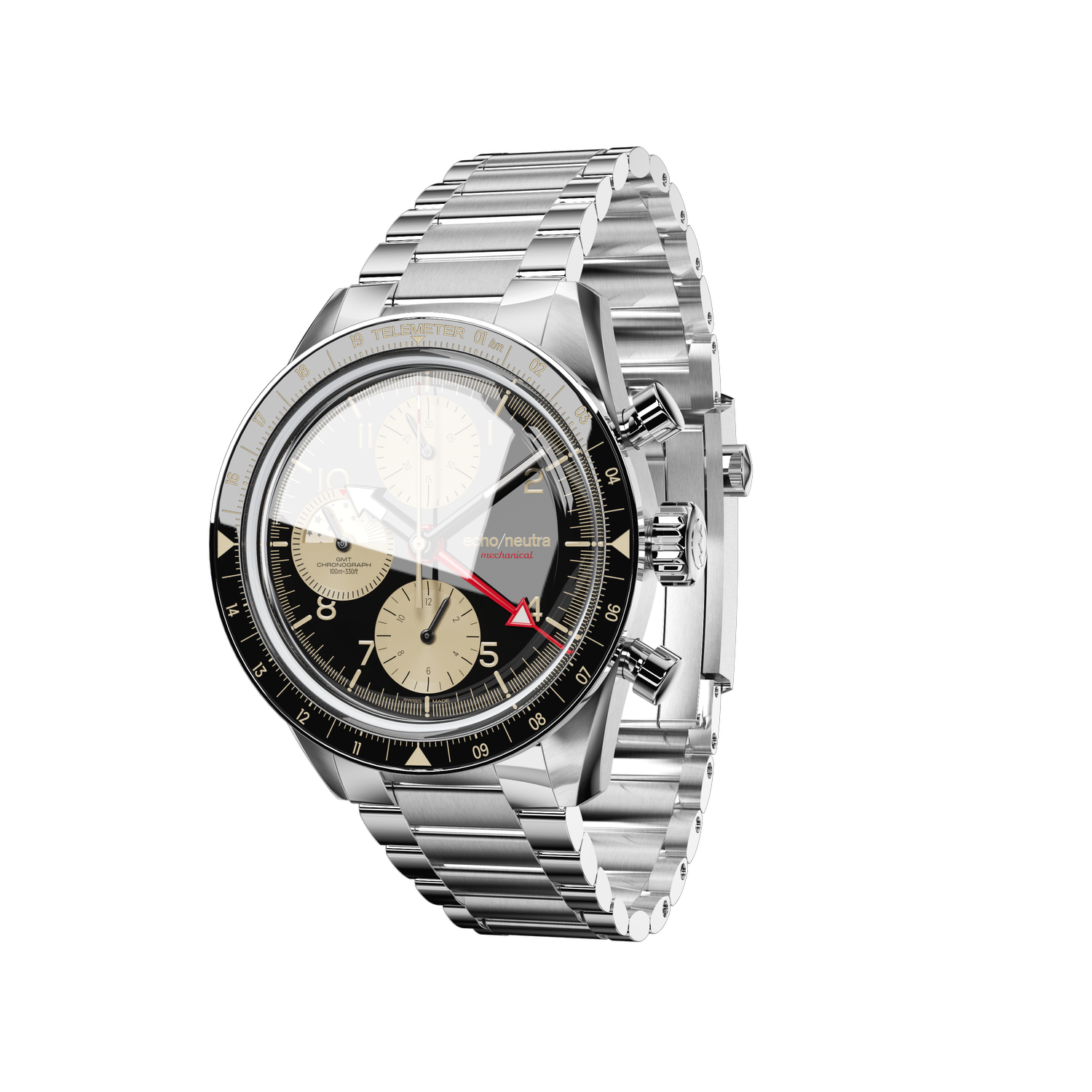 1956 Chrono GMT Black & Sand
