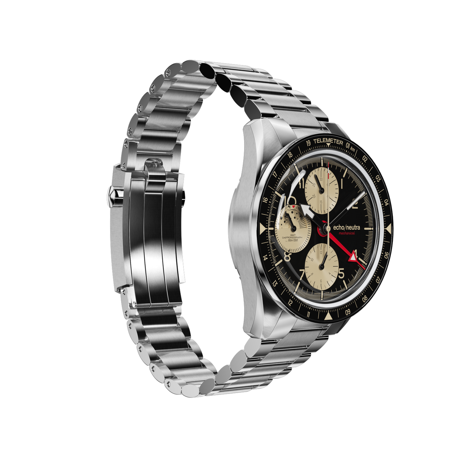 1956 Chrono GMT Black & Sand