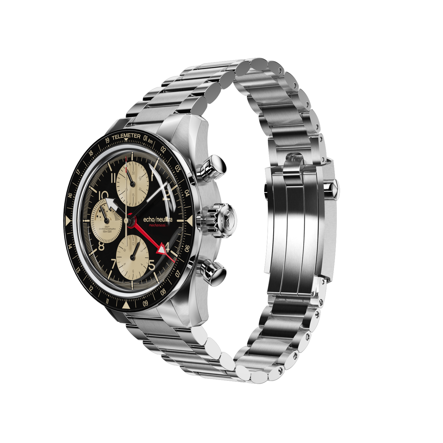 1956 Chrono GMT Black & Sand