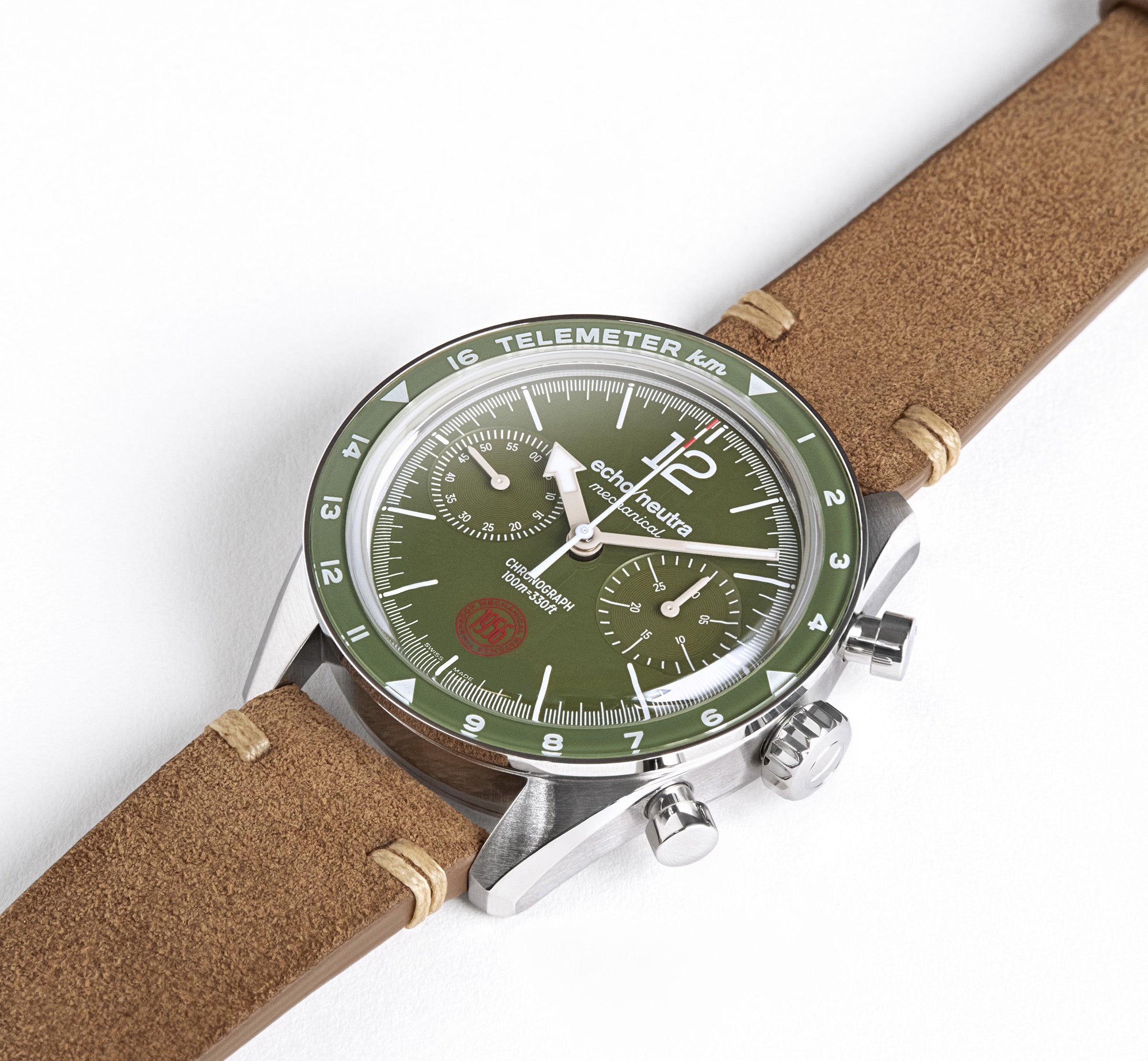 1956 Chrono Alpine Green | Swiss Made | echo/neutra