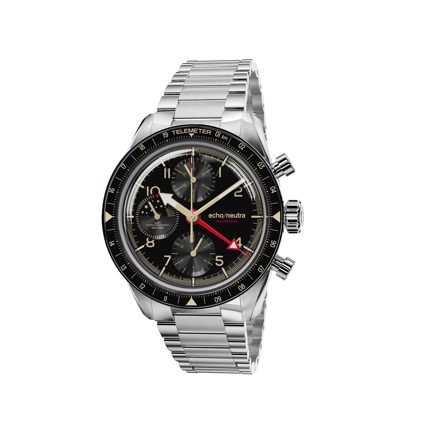 1956 | Chronographe GMT Noir