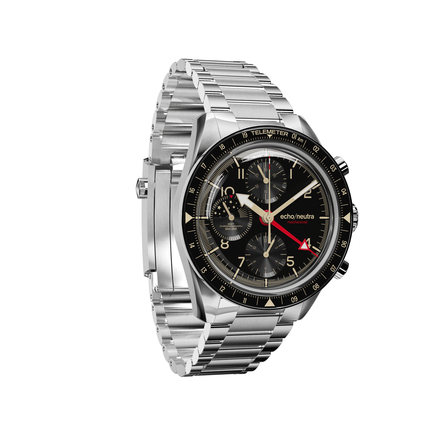 1956 | Chronographe GMT Noir