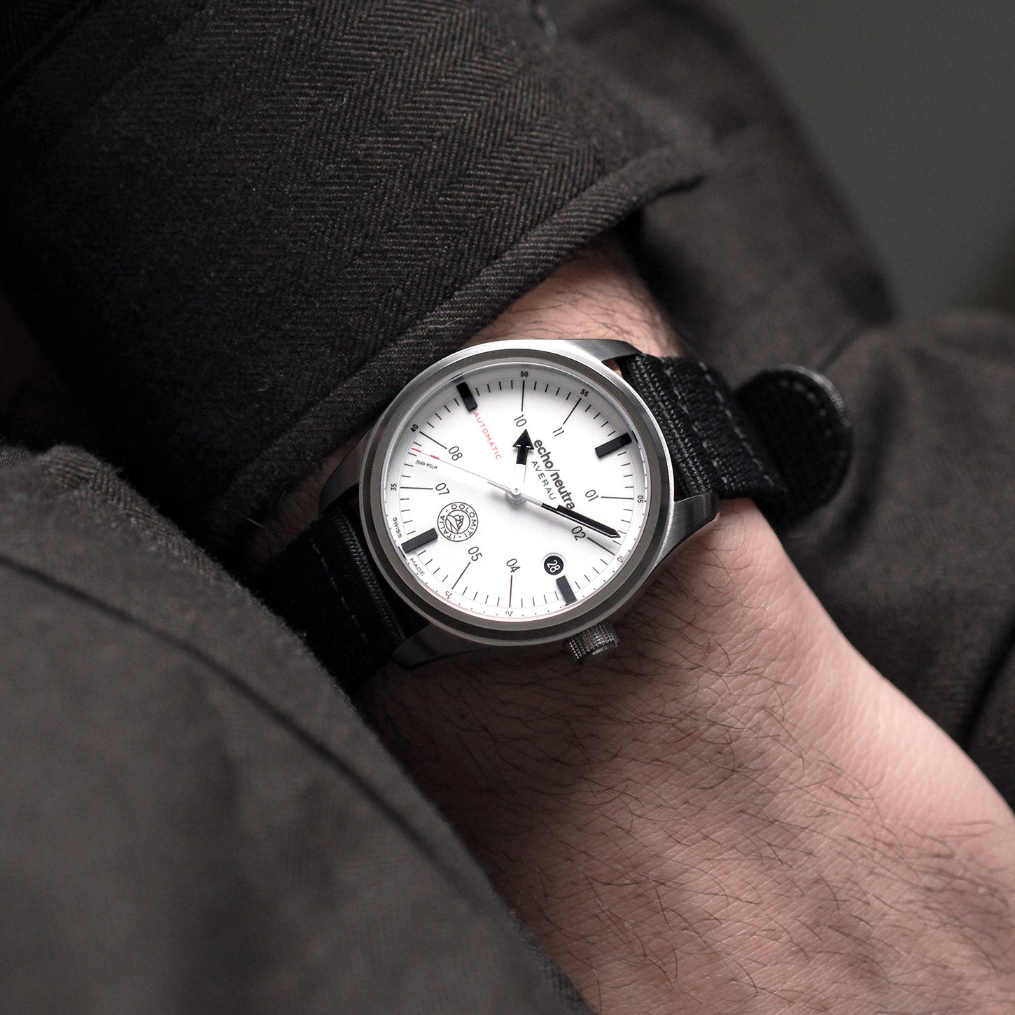 AVERAU 39 White | Swiss Made | echo/neutra