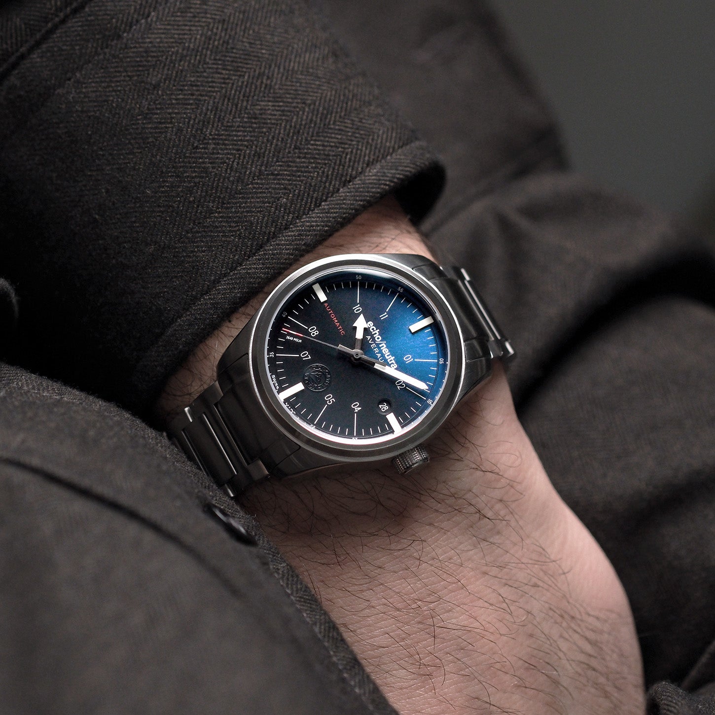 AVERAU 39 Blue degradé | Swiss Made | echo/neutra