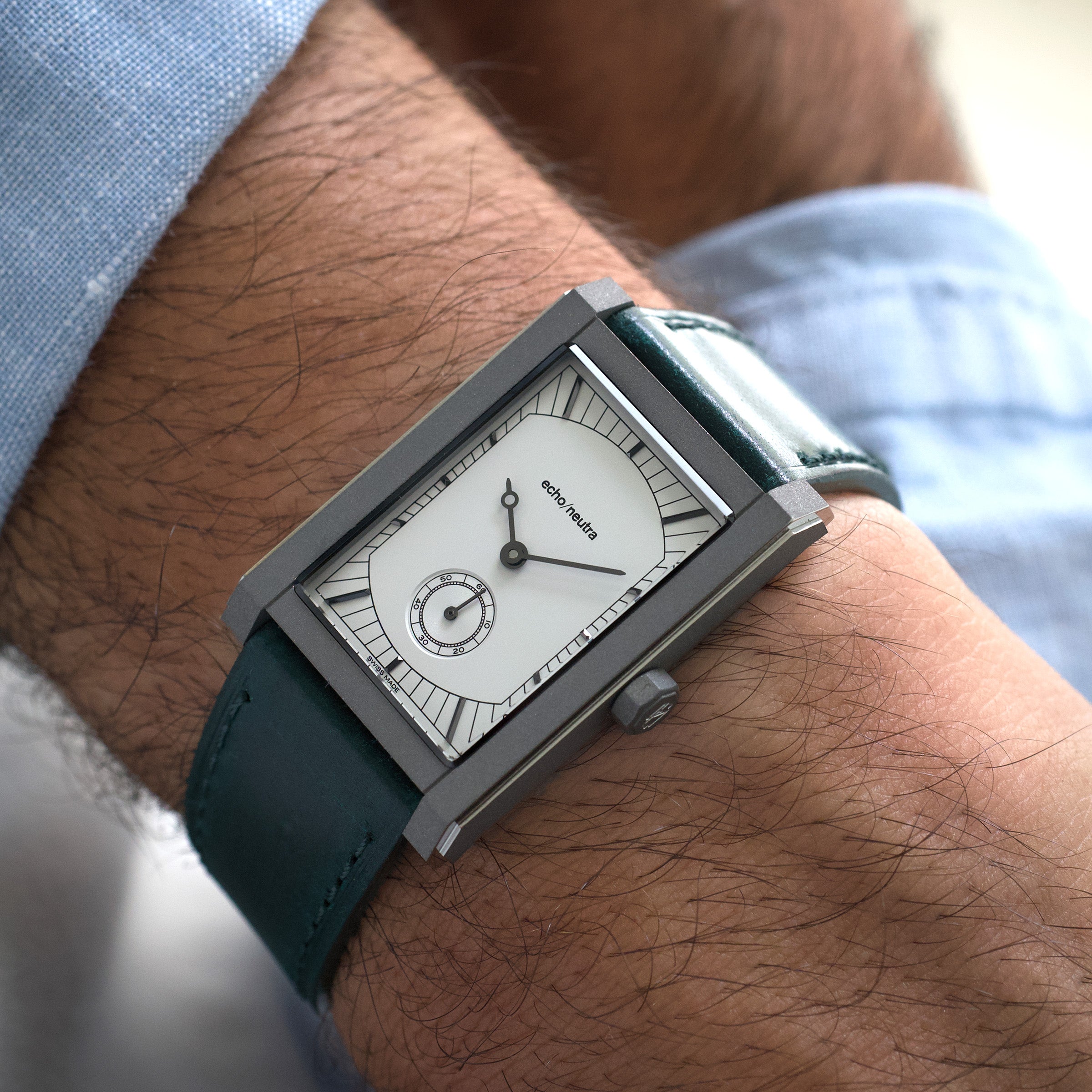 Rivanera Dress Watch White | Swiss Made | echo/neutra