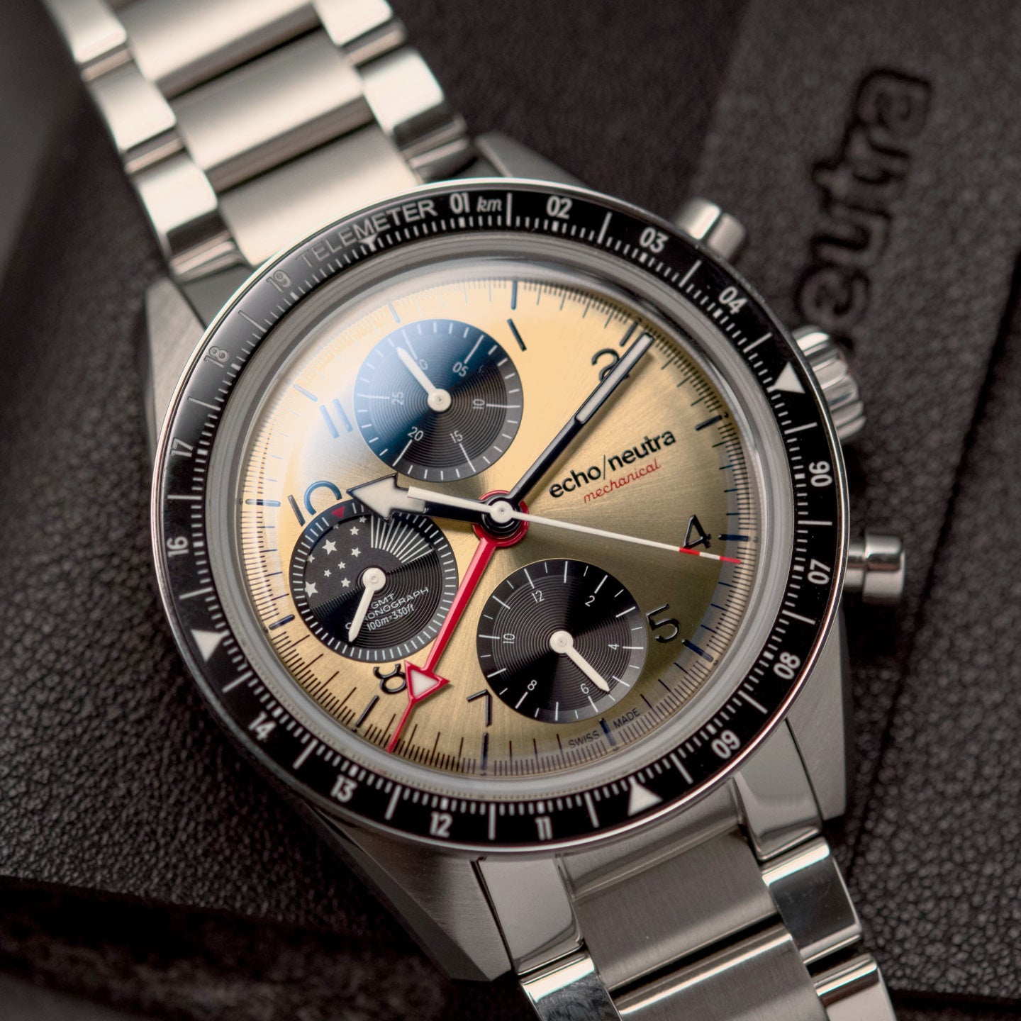 1956 Chrono GMT Bronze | Swiss Made | echo/neutra