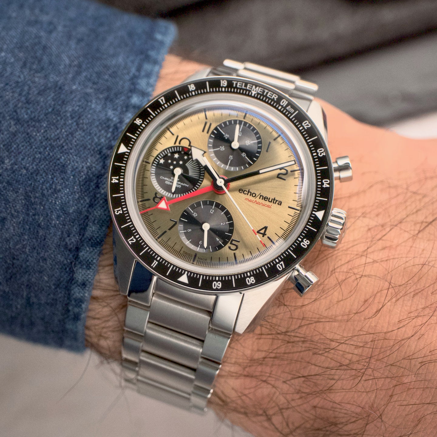 1956 Chrono GMT Bronze | Swiss Made | echo/neutra